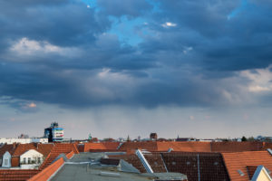 Severe weather over Berlin-Steglitz, clouds, rain, beer brush Severe weather over Berlin-Steglitz, clouds, rain, beer brush